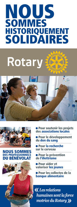 Rotary solidaire affiche